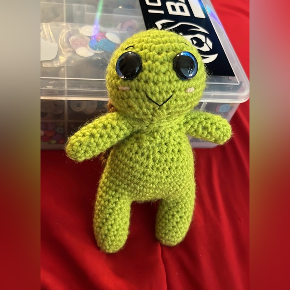 Crocheted Turtle 🐢 - Picture 7 of 9